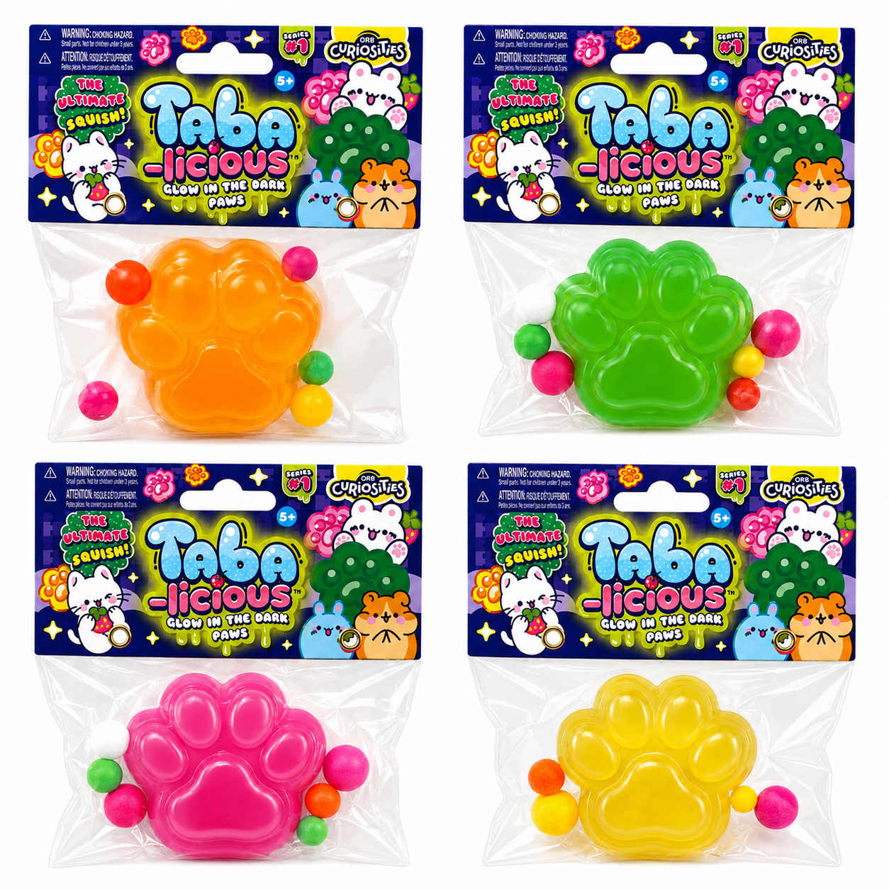 ORB Toys - Tabalicious Paw Squishies