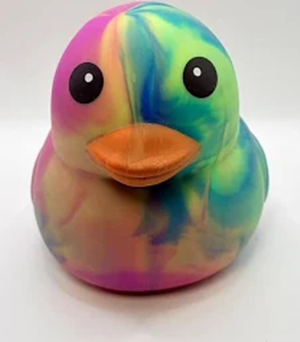 ToyMendous Laffy Quack Duck - Pastel / Tie Dye