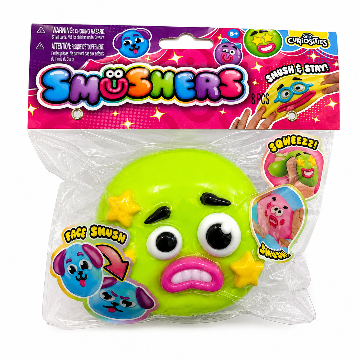 ORB Toys - Smushers Face Swap Squishy Toy